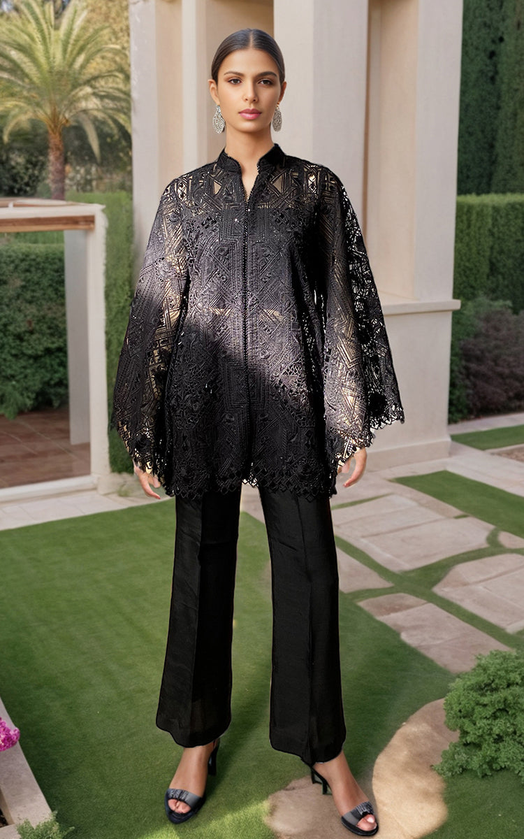 Thread and Motifs Pret Embroidered Organza 1 Piece 9118