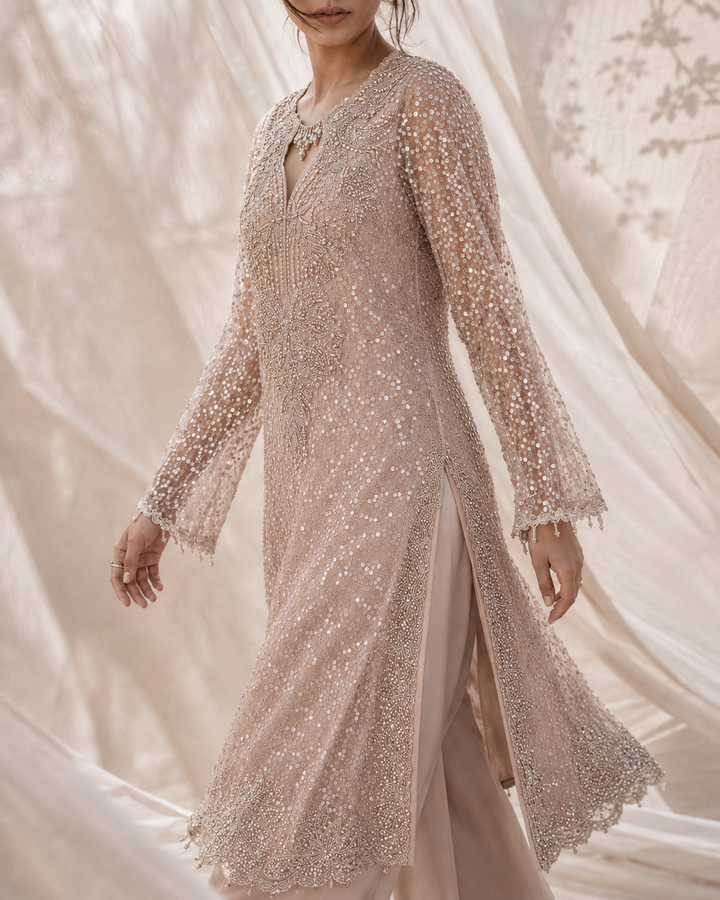 The Champagne Sparkle Straight Set