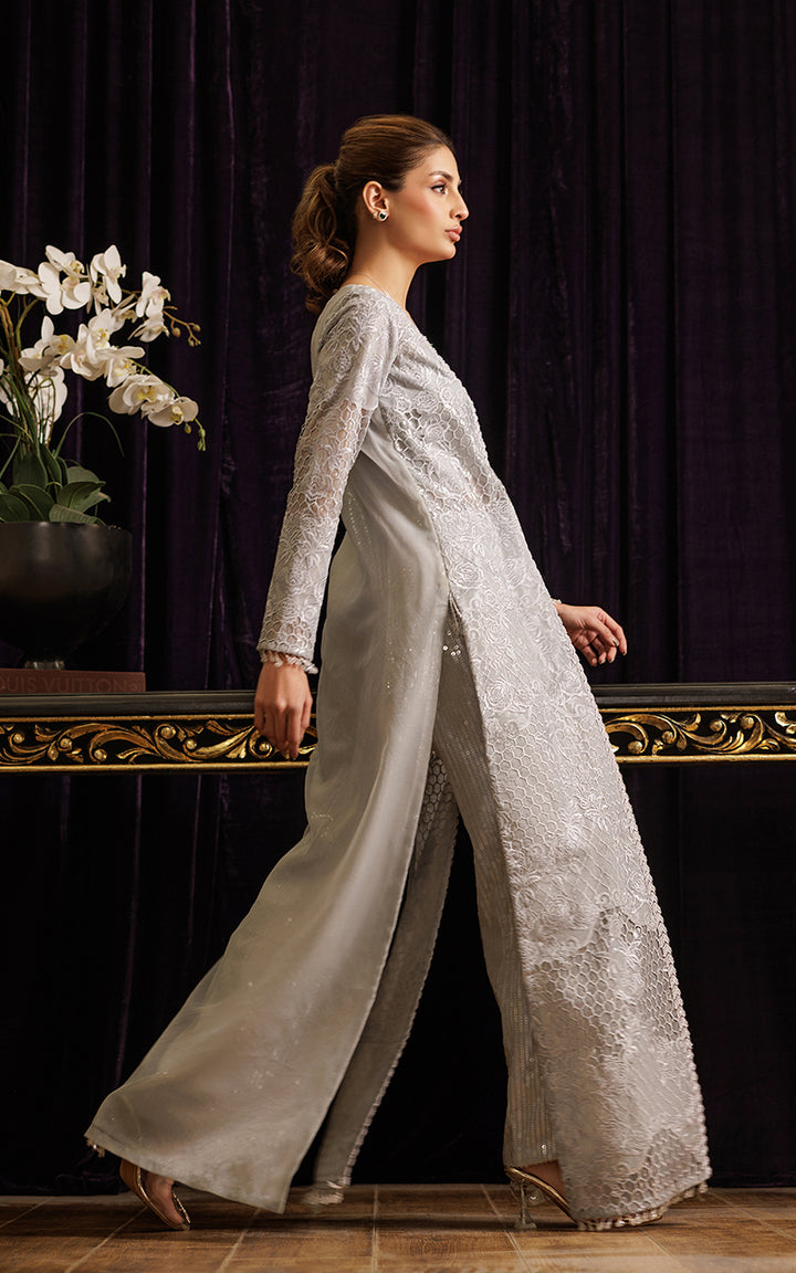 Organza Embroidered Jacket