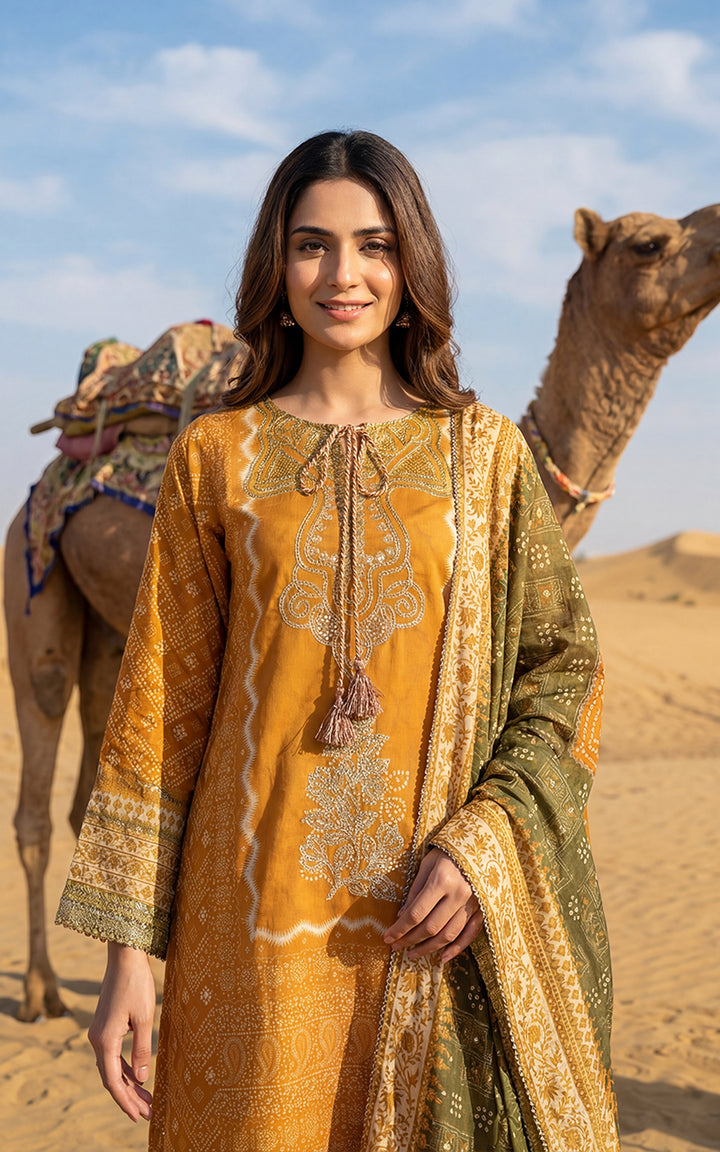 Saffron Mirage (RTW 3PC)