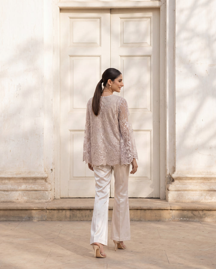 Elysian Pearl Shrug Set