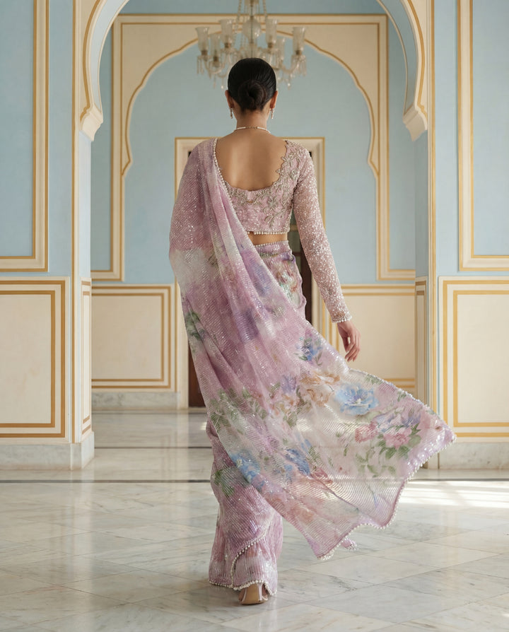 Mauve Twilight Saree