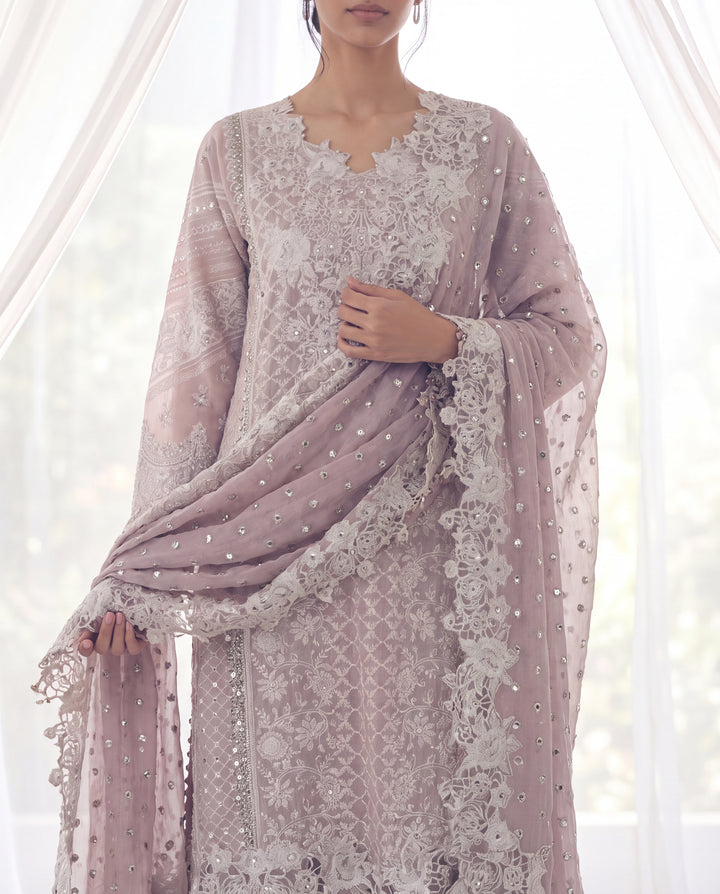 The Mauve Magic Dhaka Set