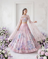 Amethyst Bloom Lehenga Set