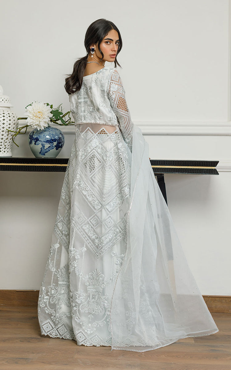 Threads And Motifs Pret Embroidered Organza Jacket 8916.1