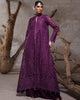 Organza Embroidered Jacket With Crushed Trouser