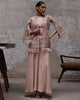 Organza Embroidered Jacket With Inner