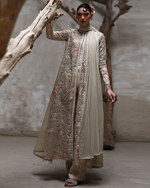 Organza Embroidered Jacket