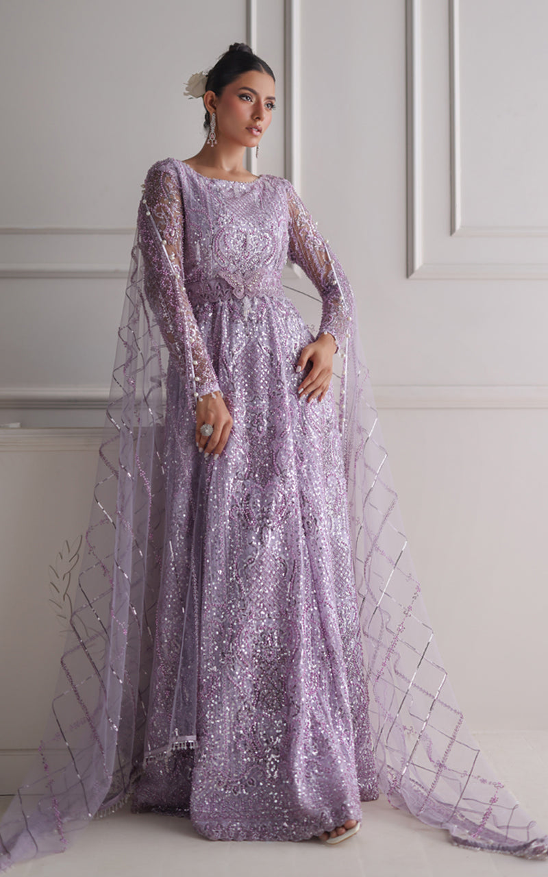 Net Embroidered Maxi (RTW)