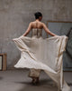 Unstitched Ivory Seraph Cape Set