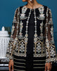 Unstitched Organza Embroidered Jacket