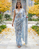 Unstitched Azure Toile Sequin Saree