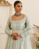 Unstitched Pearl Eclat Organza Embroidered Maxi
