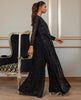 Unstitched Chiffon Embroidered Jacket With Jumpsuit