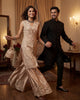 Champagne Gold Dhaka Set