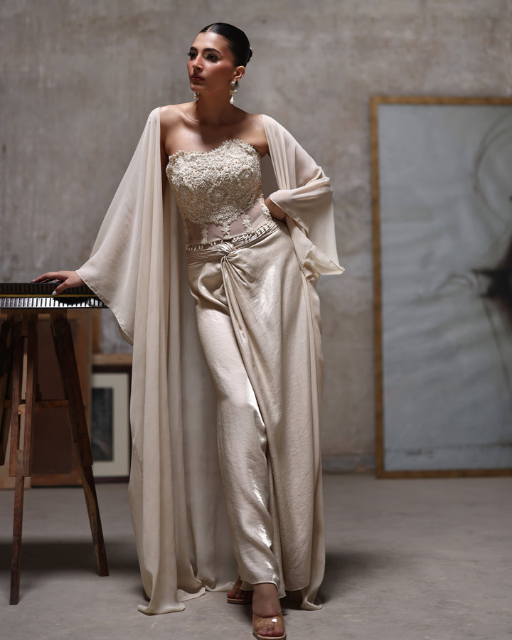 Ivory Seraph Cape Set