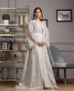 Organza Embroidered Jacket With Maxi