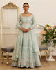 Unstitched Pearl Eclat Organza Embroidered Maxi