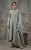 Embroidered Dress With Trouser And Dupatta