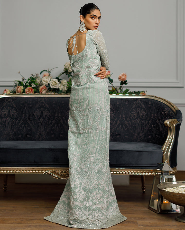 Chiffon Embroidered Dress