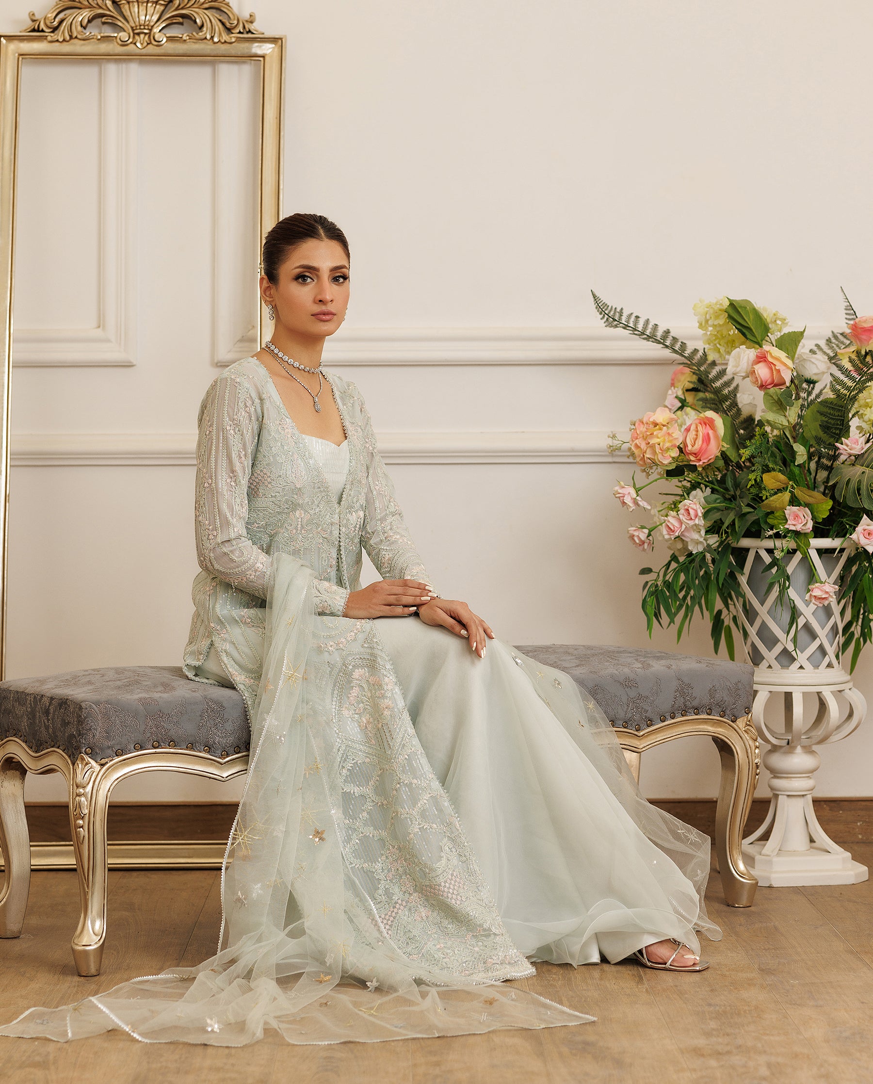 Unstitched Celestial Radiance Gown