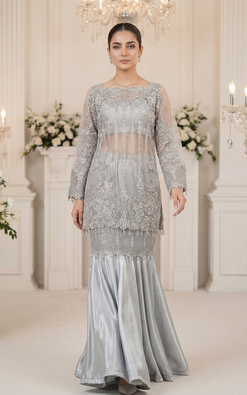 Unstitched Embroidered Fabric