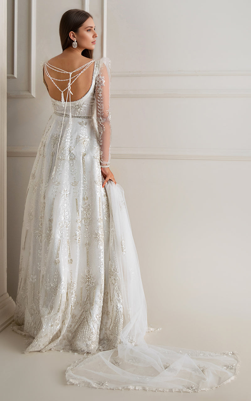 Net Embroidered Maxi