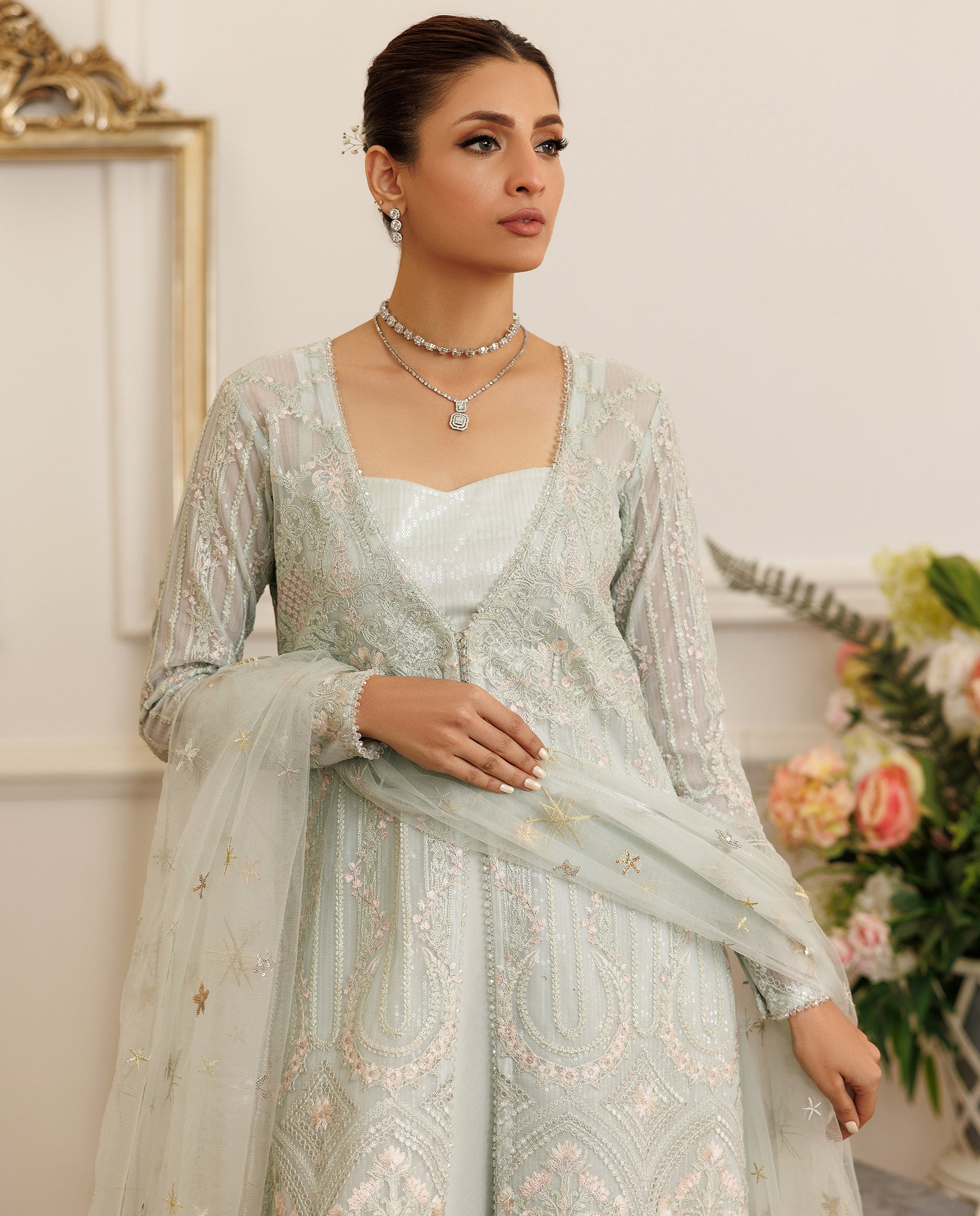 Unstitched Celestial Radiance Gown