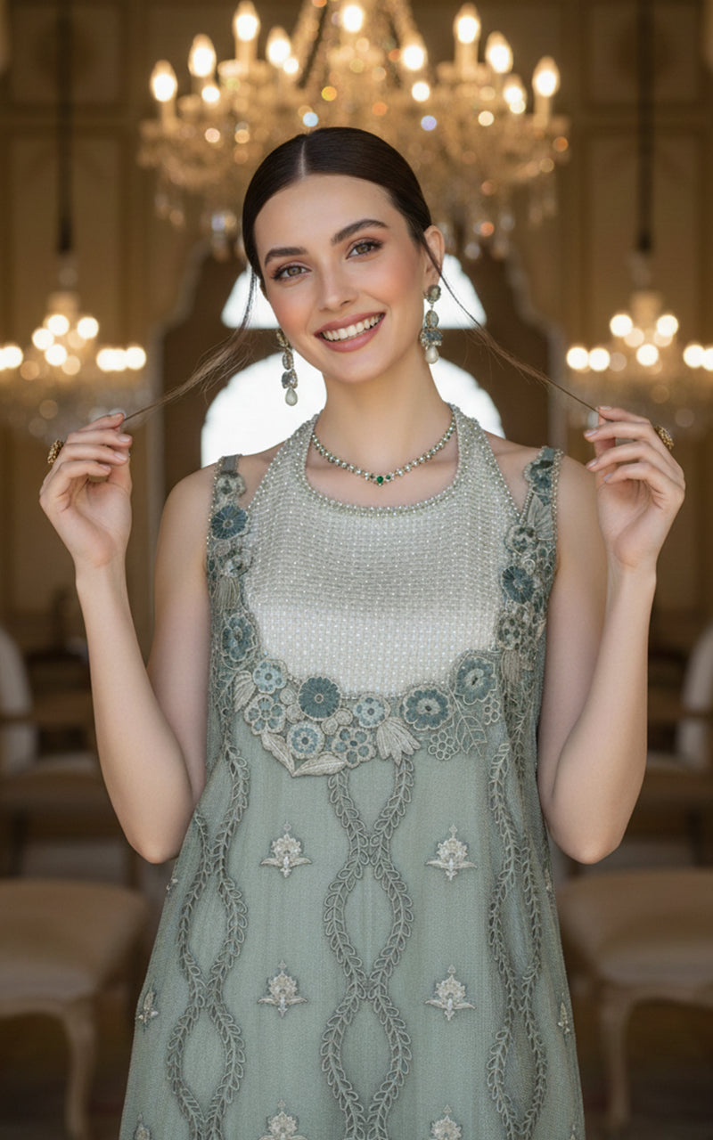 Embroidered Shirt With Blouse