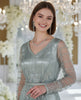 Unstitched Celeste Mist Kaftan