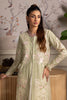Unstitched The Mint Sage Longline Kurta & Overlay Set