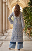 Unstitched Blue Ombre Embroidered Set
