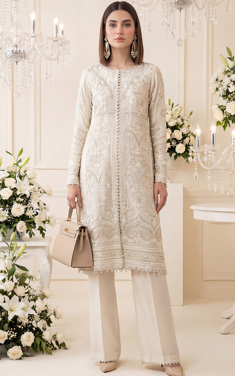 Unstitched Embroidered Fabric