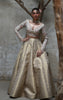 Organza Embroidered Blouse With Lehenga