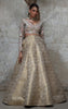 Organza Embroidered Blouse With Lehenga