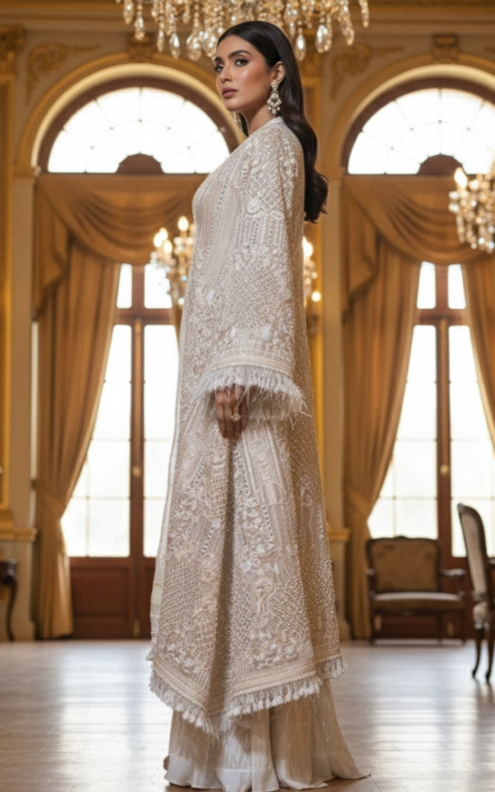 Organza Embroidered Jacket