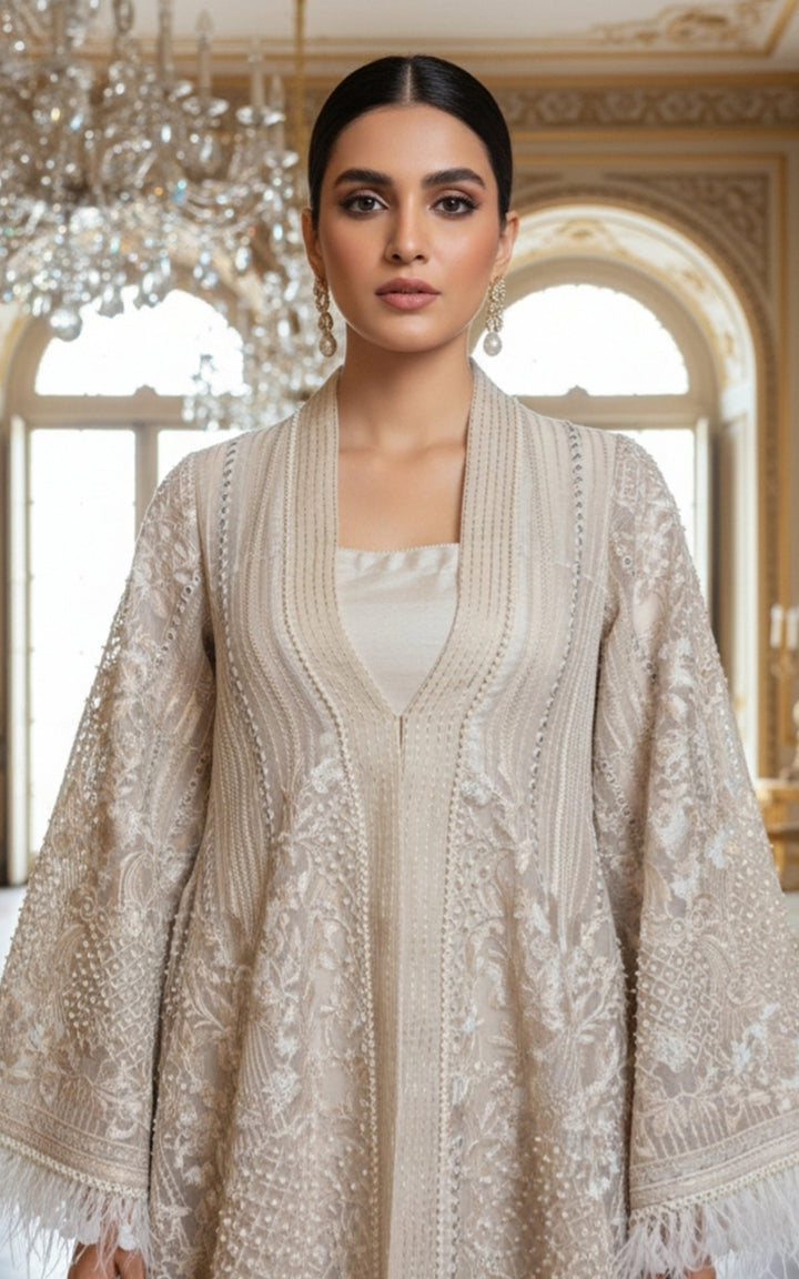 Organza Embroidered Jacket