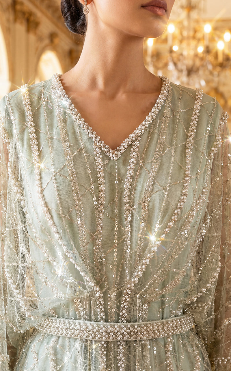 Net Embroidered Kaftan