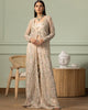 Unstitched The Ivory Flora Long Jacket Set