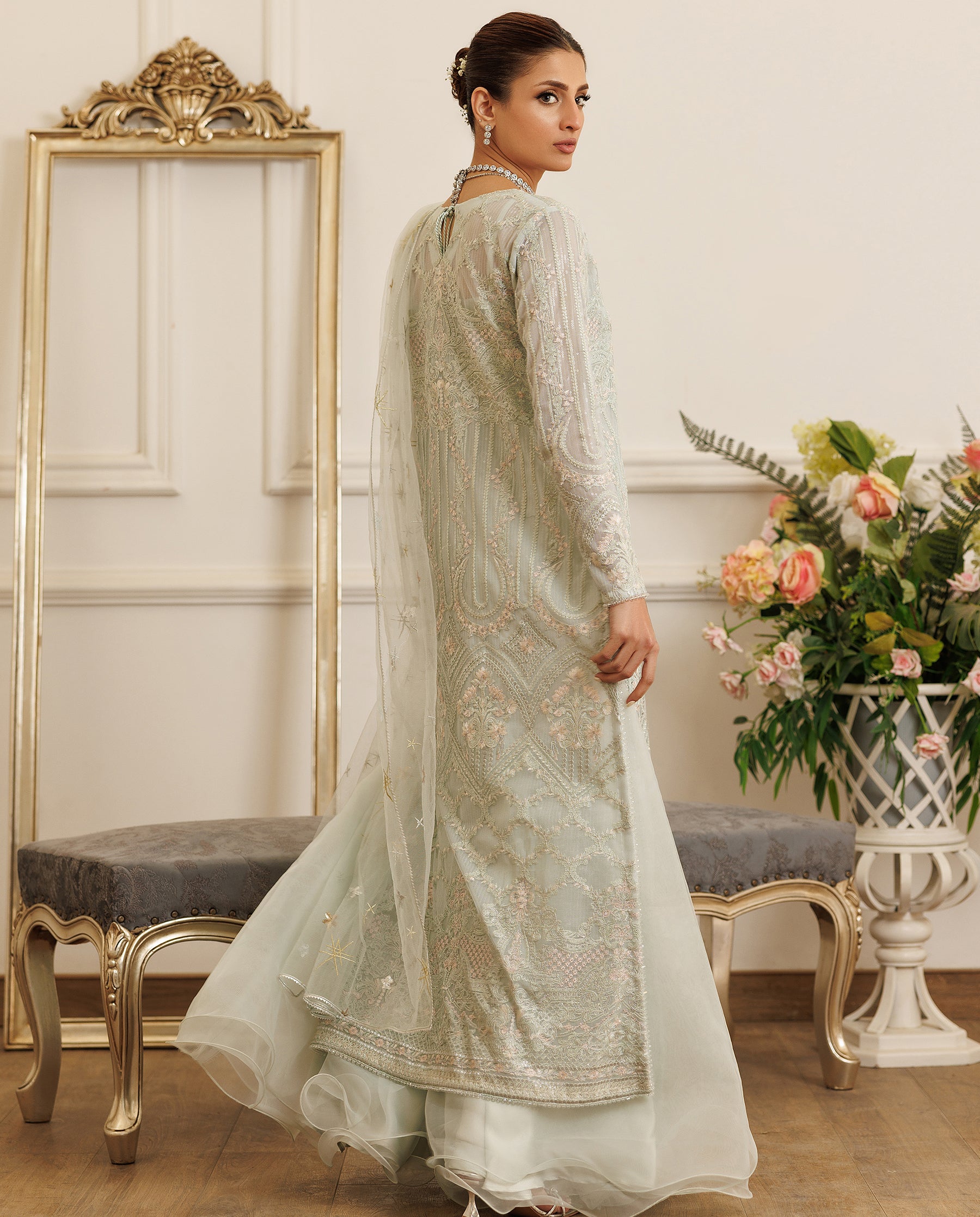 Unstitched Celestial Radiance Gown