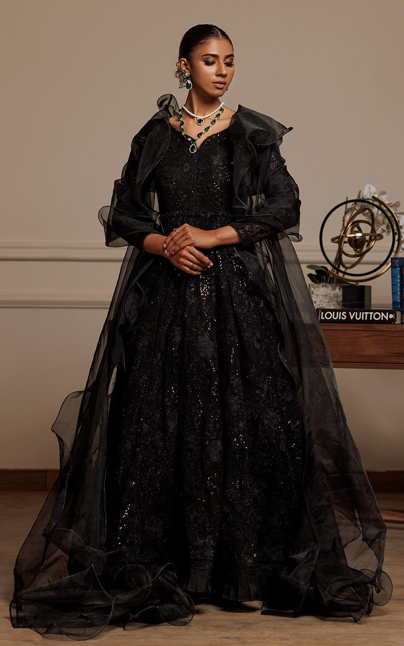 Chiffon Embroidered Maxi