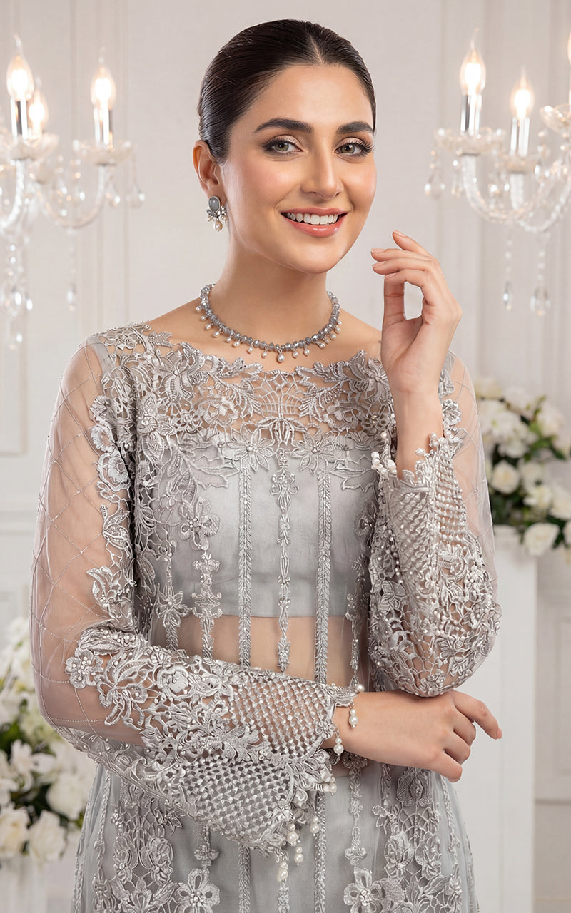 Unstitched Embroidered Fabric