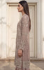 Unstitched Embroidered Jacket With Inner And Gharara