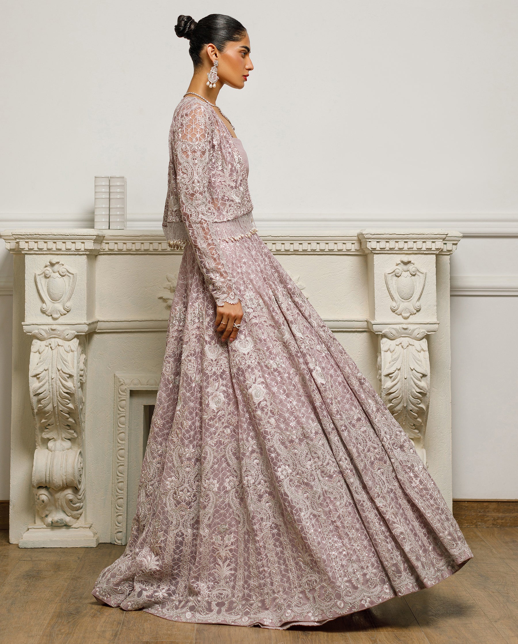 Unstitched Lilac Pearl Reverie