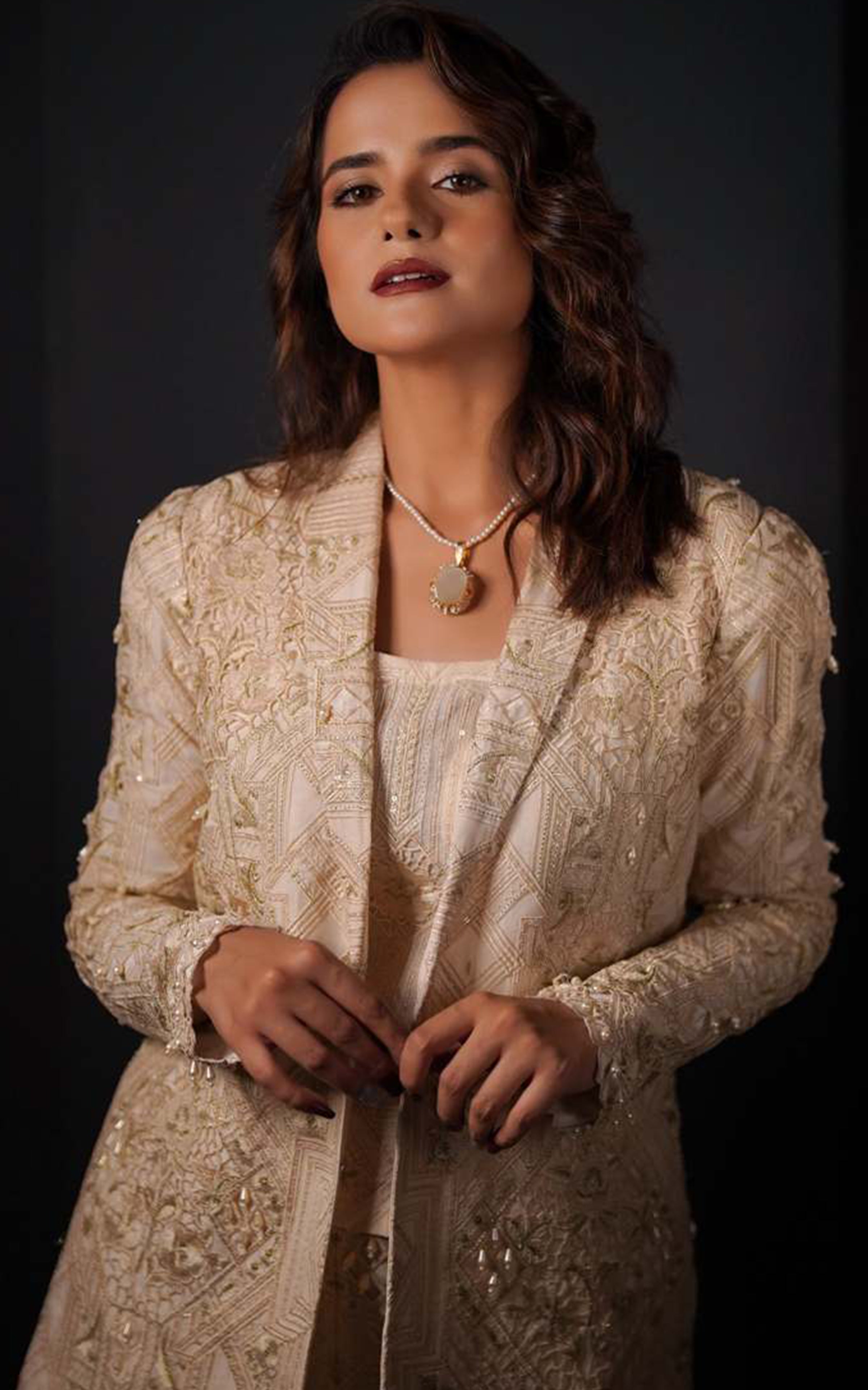 Organza Embroidered Jacket