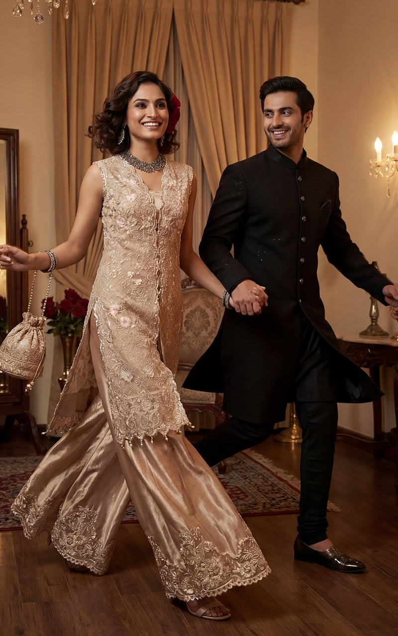 Unstitched Embroidered Fabric