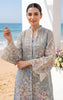 Organza Embroidered Jacket With Trouser