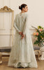 Net Embroidered Gown With Skirt