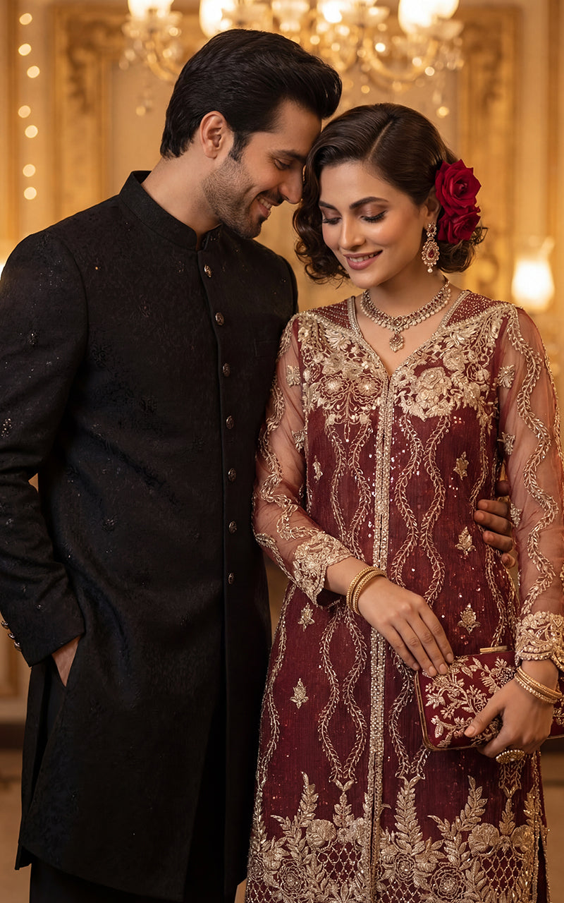 Unstitched Embroidered Fabric