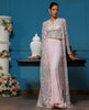 Unstitched Embroidered Jacket With Blouse And Skirt